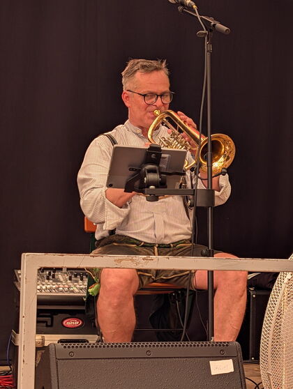 Markus Schnagl auf der Bühne