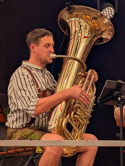 Bernhard Wolf auf der Bühne