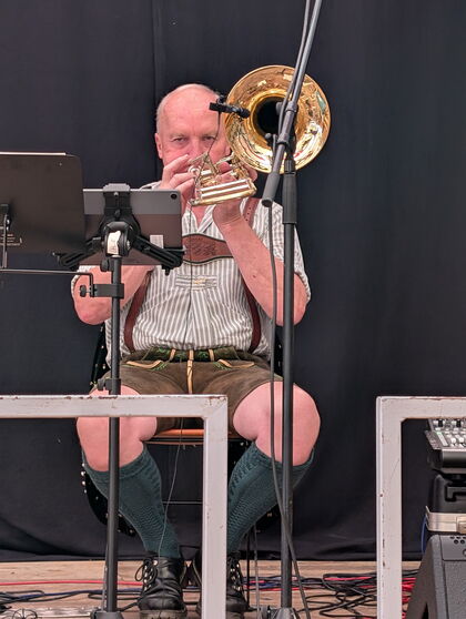 Franz Härtl auf der Bühne